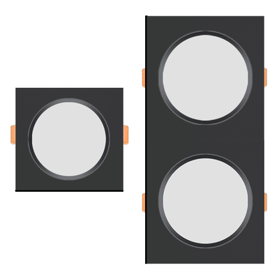 格栅筒灯15X15方形斗胆灯10X10