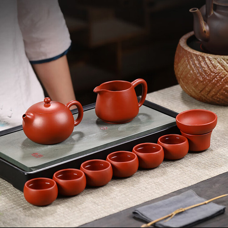 金镶玉西施紫砂壶功夫茶具套装正宗宜兴原矿曹鑫磊手工泡茶壶家用