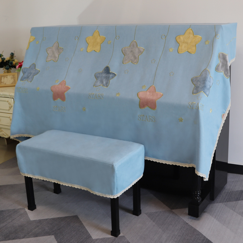 现代盖布高档奢华风电子钢琴罩