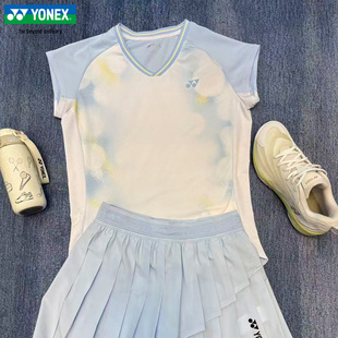 2026新款YONEX尤尼克斯羽毛球服短袖女速干运动透气T恤2100226