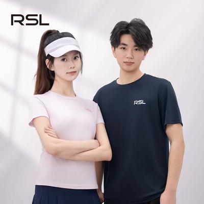 亚狮龙男女短袖速干透气羽毛球服