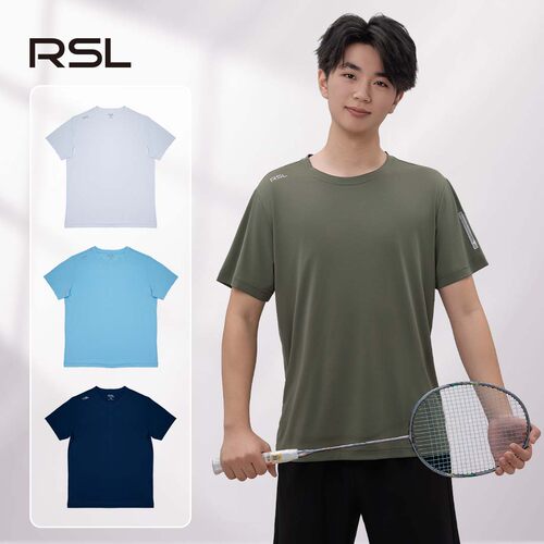 亚狮龙速干短袖男款羽毛球服