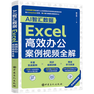 AI智汇数据：EXCEL办公案例视频全解韩小良 全新正版 著9787511480606 国图书店