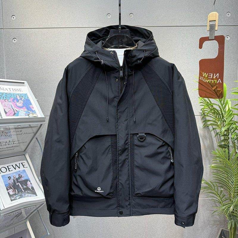 BellerLee欧洲站潮牌连帽夹克外套男春秋季新款潮流宽松休闲外套,男装,牛仔衬衫,淘宝优惠券,粉丝福利购,淘宝优惠卷