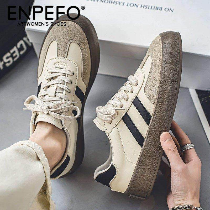 ENPEFO轻奢男鞋大码德训鞋45宽松46休闲板鞋47德训鞋48鞋子男潮鞋,流行男鞋,时尚休闲鞋,淘宝优惠券,粉丝福利购,淘宝优惠卷