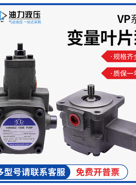 VP20-FA3变量叶片泵高压中压低压定量双联叶片泵