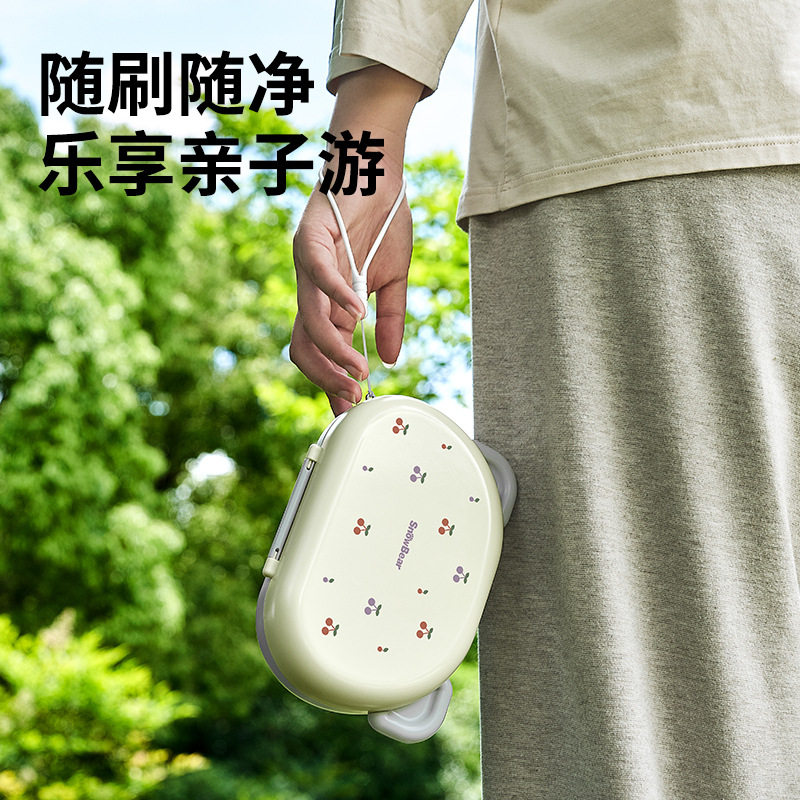 小白熊硅胶奶瓶刷婴儿奶瓶清洗刷新生儿宝宝奶嘴刷吸管刷08759