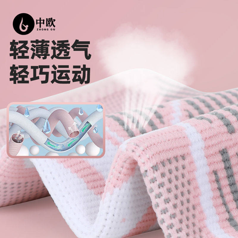 运动护膝男女跑步篮球足球运动健身护膝保盖关节针织高弹减震防滑