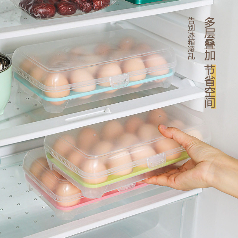 厨房鸡蛋保鲜盒冰箱塑料1
