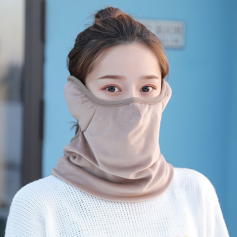 骑车防风围脖面罩行电动车三防骑风厚尘雾厚防男风霾防防防防加尘