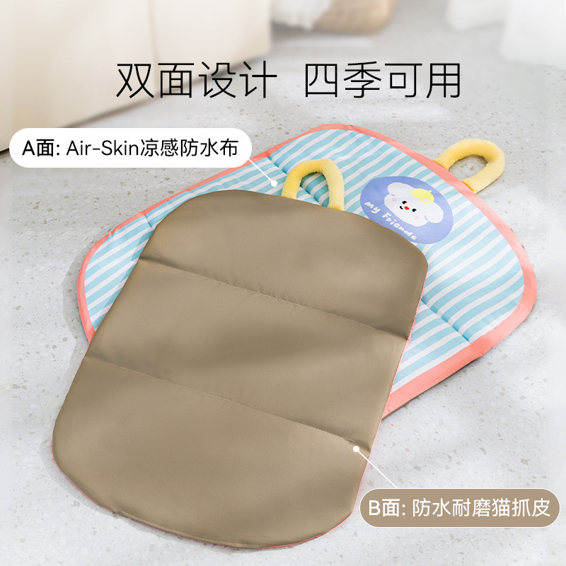 宠物垫大眼萌折叠四季防水垫全可水洗中小型犬猫窝睡觉狗窝狗垫子