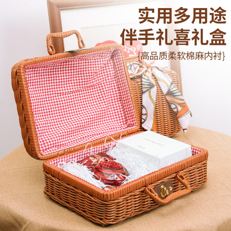 蔬菜编织装饰篮节日礼盒