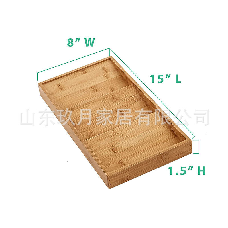 竹制三层香料架抽屉调味