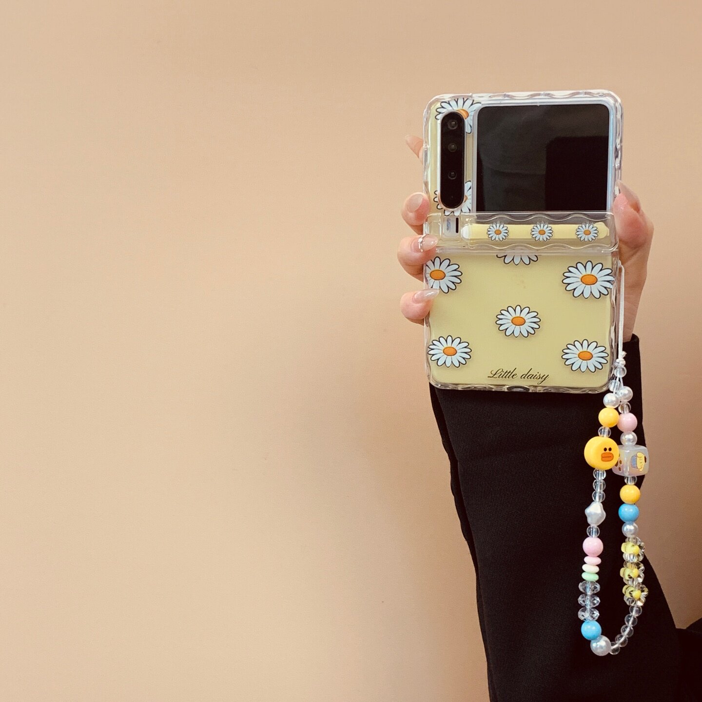 依维意 适用于华为purax手机壳purax典藏版透黄小雏菊折叠