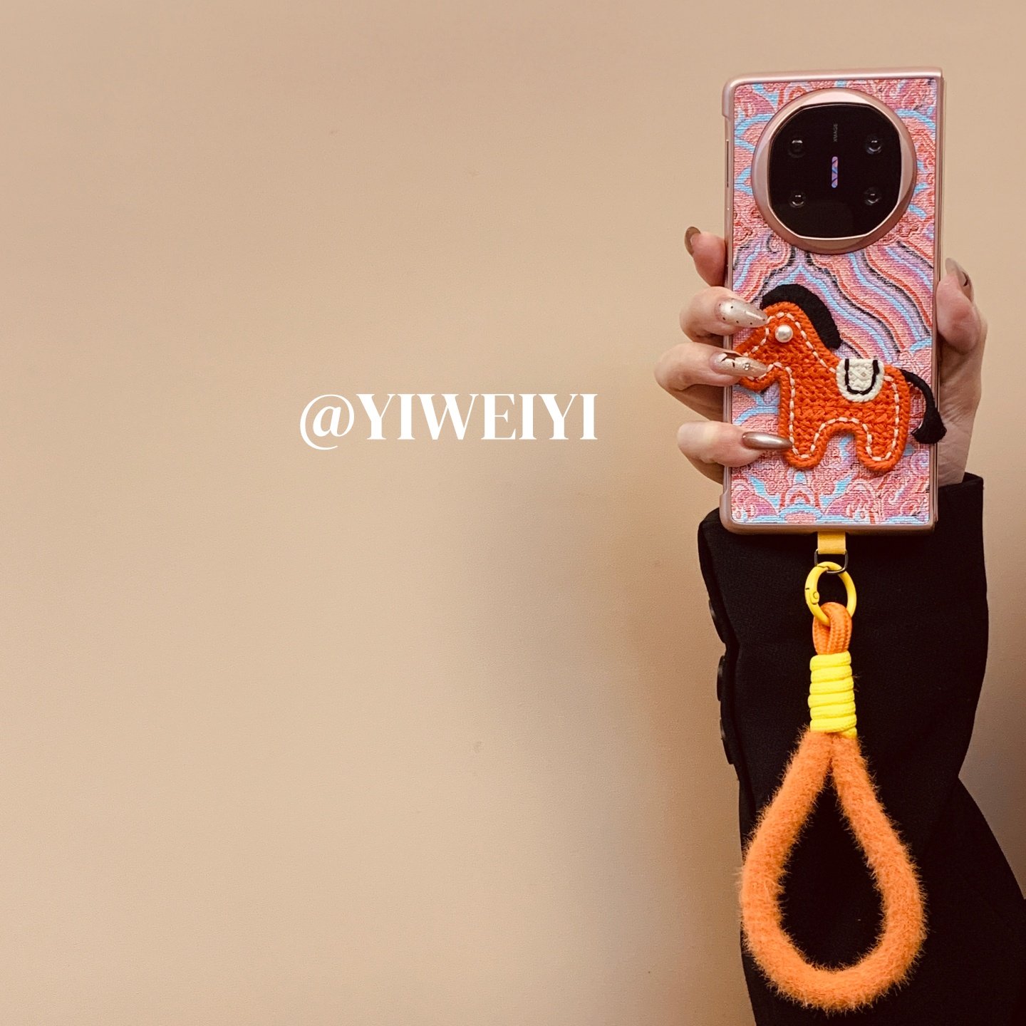 适用于华为手机壳折叠屏手提防摔