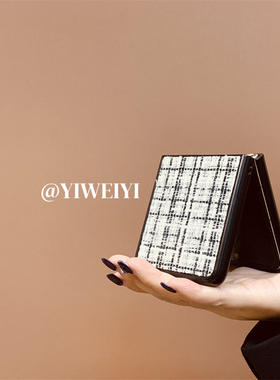 依维意  适用于oppoFindN3Flip折叠手机壳三星GalaxyZFlip6白色小香风摩托罗拉Razr50绒布荣耀magicVFlip小众