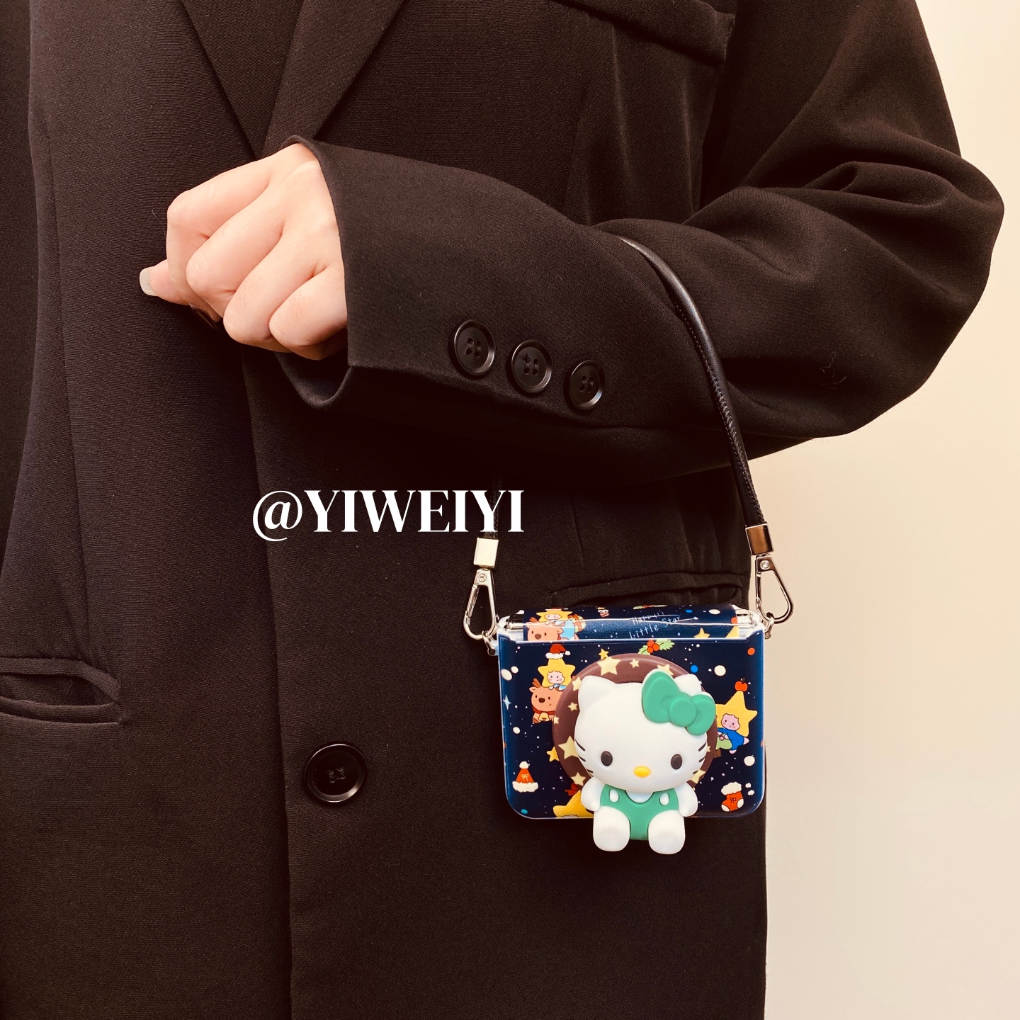 适用于小米手机壳折叠屏手提斜挎