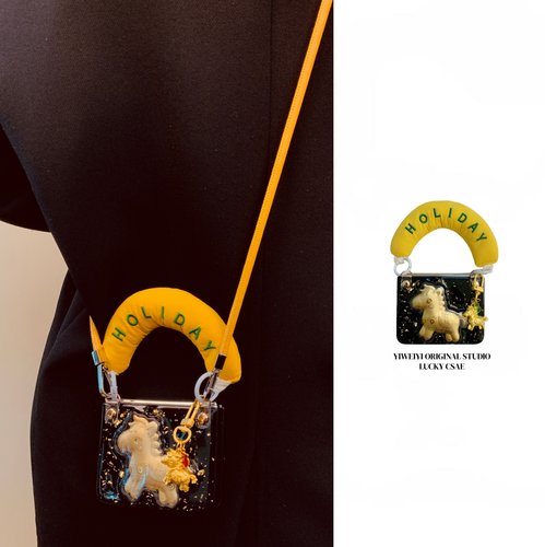 适用于华为手机壳折叠屏手提斜挎