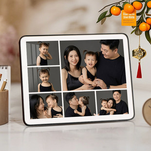 相框摆台照片定制洗照片高清打印做全家福婚纱照挂墙相片相册制作