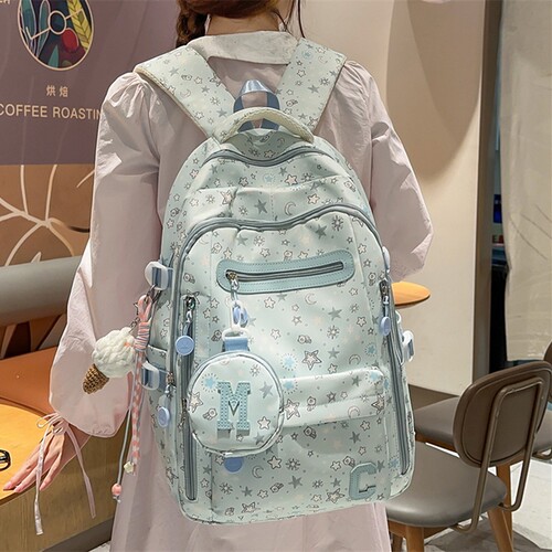 书包女高中生高颜值大容量女孩初中生背包女生2025新款学生双肩包