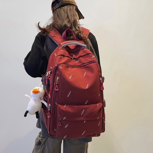 米雅熙校园中性竖款涤纶印花