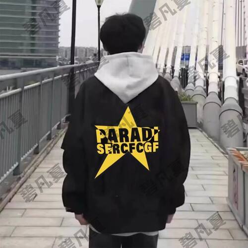潮牌飞行员夹克棒球服男女春夏薄款简约字母高街vibe美式情侣外套