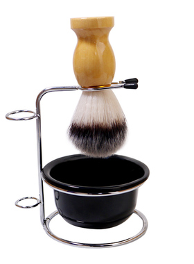 毛刷子软毛不掉毛软毛剃须毛刷刮胡刷修面刷子美发毛刷理发店胡子