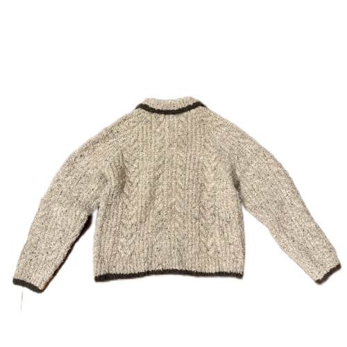 NNOVA 25冬款撞色领口麻花纹理毛衣女百搭品质针织衫羊毛衫