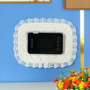 定制可视对讲遮挡装饰盒门铃电话套罩楼宇门禁室内机布艺防尘框保