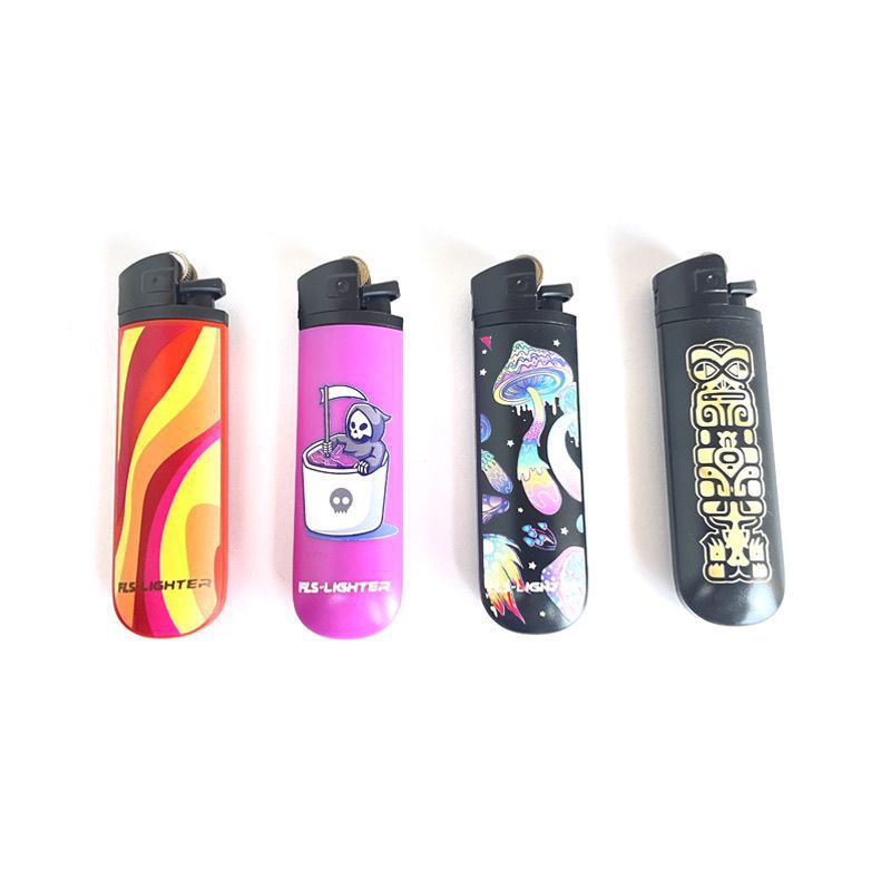 FLS福莱仕F3款式多图案一次性明火免调节恒流阀防爆一次性打火机