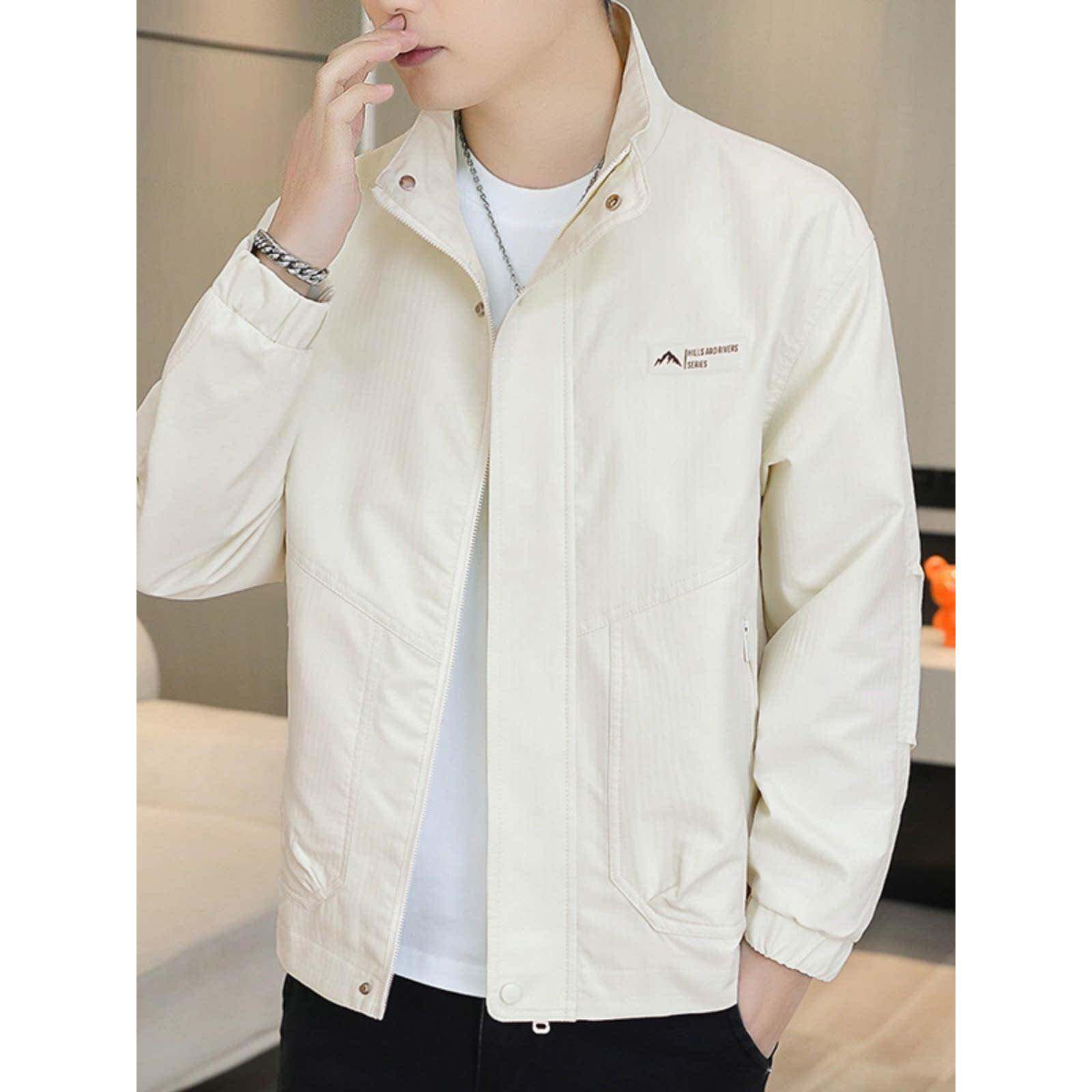 高端外套男2025春秋季薄款潮流高级感男装休闲百搭冲锋夹克衫高端