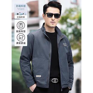 PALM CITY春秋季男士立领夹克外套薄款休闲上衣2025年新款男装