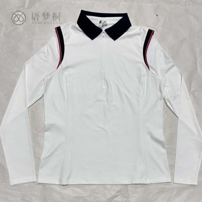 25秋冬新款球服户外运动长袖翻领