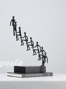 简约电视柜书房摆件样板间别墅客厅玄关柜酒柜高级感酒店软装饰品