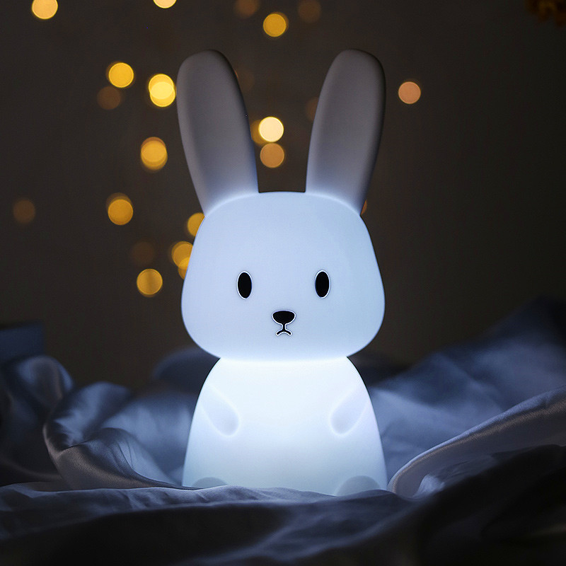 朵朵兔硅胶小夜灯USB充电