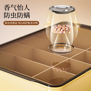 新款三合一内衣收纳盒家用卧室宿舍装文胸内裤袜子衣柜整理箱