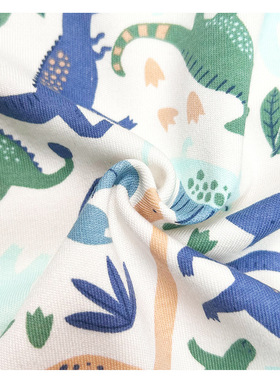 婴儿秋款纯棉开肩连体衣服新生儿婴童开肩护肚宝宝哈衣秋季包长袖