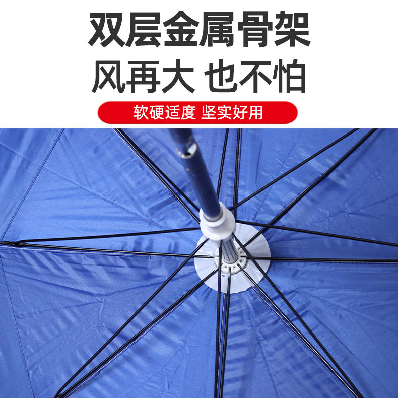 晴雨两用钓鱼伞钓鱼遮阳伞防晒伞1.8米三节铁杆大钓伞沙滩伞