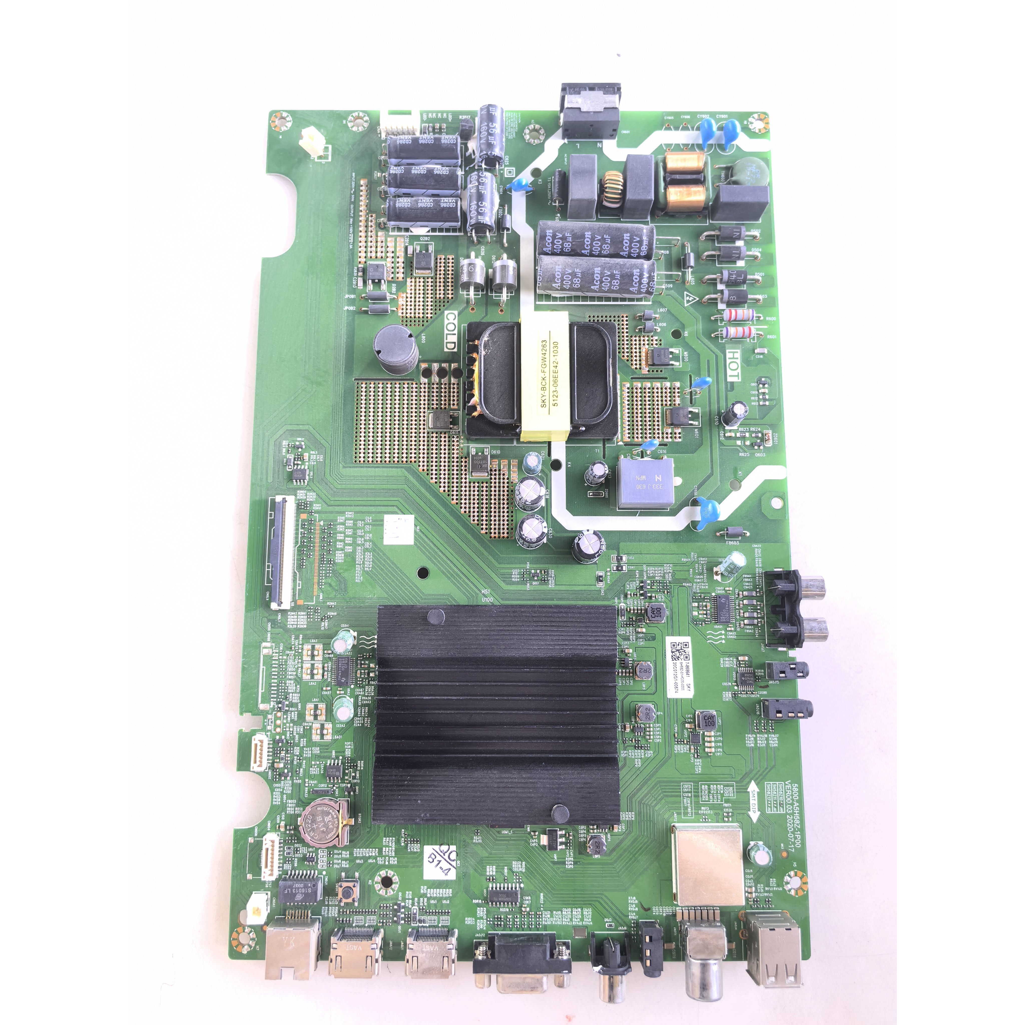 康佳55E392G主板5800-A5H58Z-1P00配屏RDL550WYLG0-D00