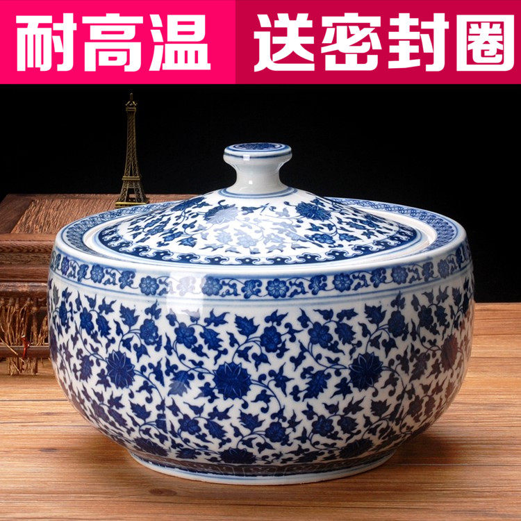 大容量陶瓷猪油罐油泼辣子辣椒油壶酱料调味罐调味盒家用厨房糖罐