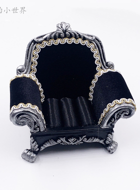 1:12娃娃屋配件 ob11迷你家具 GSC模型molly玩具 单|双人沙发摆件