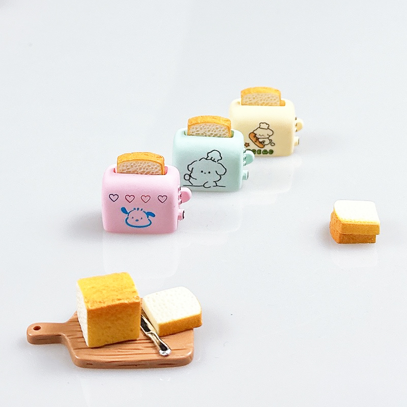 微缩食玩场景摆件仿真吐司机