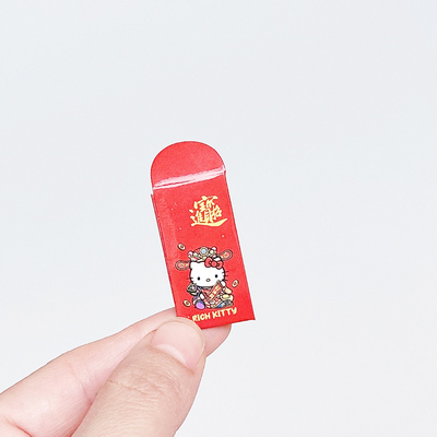 1：12娃娃屋袖珍家具摆件迷你小红包过家家玩具配件拍摄场景道具