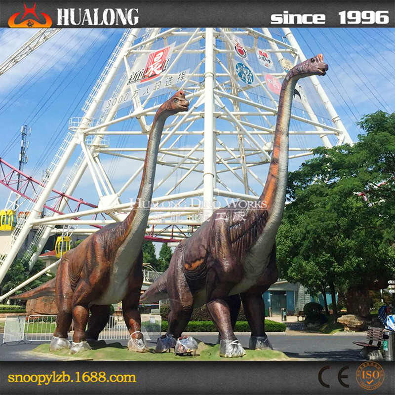 大型仿真恐龙模型游乐园主题景区引流美陈机械电动恐龙可互动
