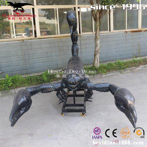 仿真机械硅胶电动可动蝎子模型昆虫展览动物园参观恐龙厂家生产