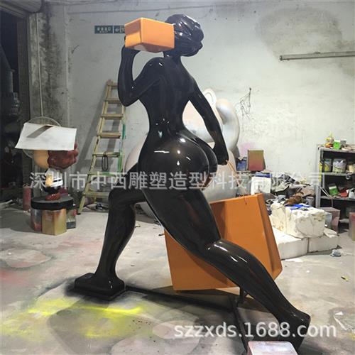 玻璃钢雕塑户外卡通玻璃钢雕塑景观人物雕像艺术落地摆件