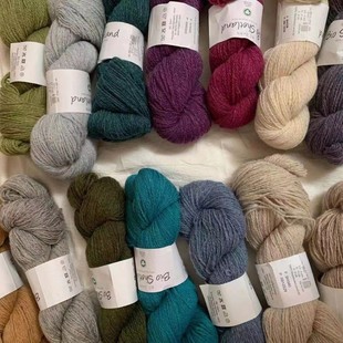 Shetland设得兰羊毛线棒针编织diy提花玩偶中细线 Garn Bio