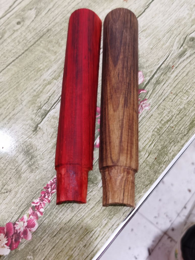 乖巧虎98k护木盖精磨红花梨黑檀木配件实木托玩具儿童软弹枪配件