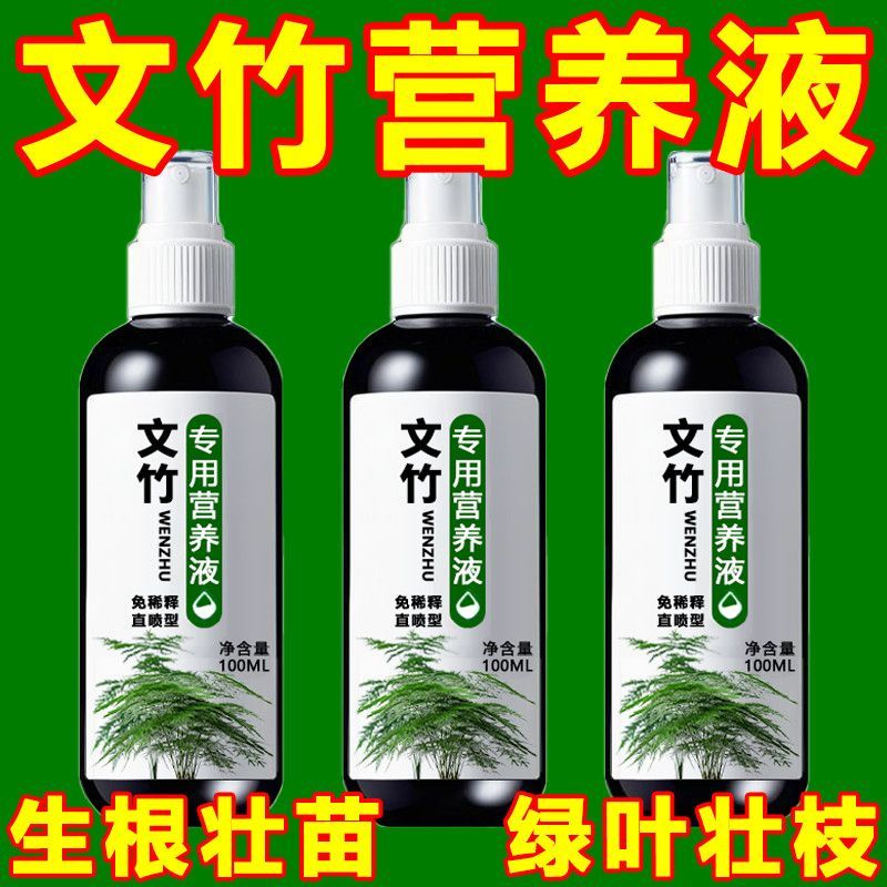文竹营养液专用肥料盆栽绿植物叶子发黄枯瘦干尖肥料四季常青2026