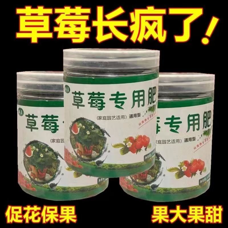 正品草莓肥料专用肥有机肥通用颗粒有机花卉绿植花苗缓释盆栽家用